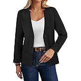 GRACE KARIN Women Sweater Blazer Business Casual Knit Cardigan 2026 Long Sleeve Suit Jackets Work Blazers with Pockets