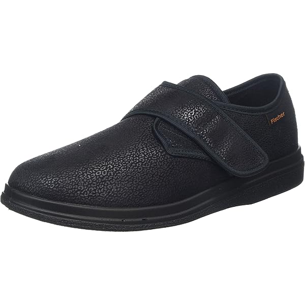 靴  SLIPPER / BLACK Amazon.com | Fischer Markenschuh Unisex Ortho Flat Slippers