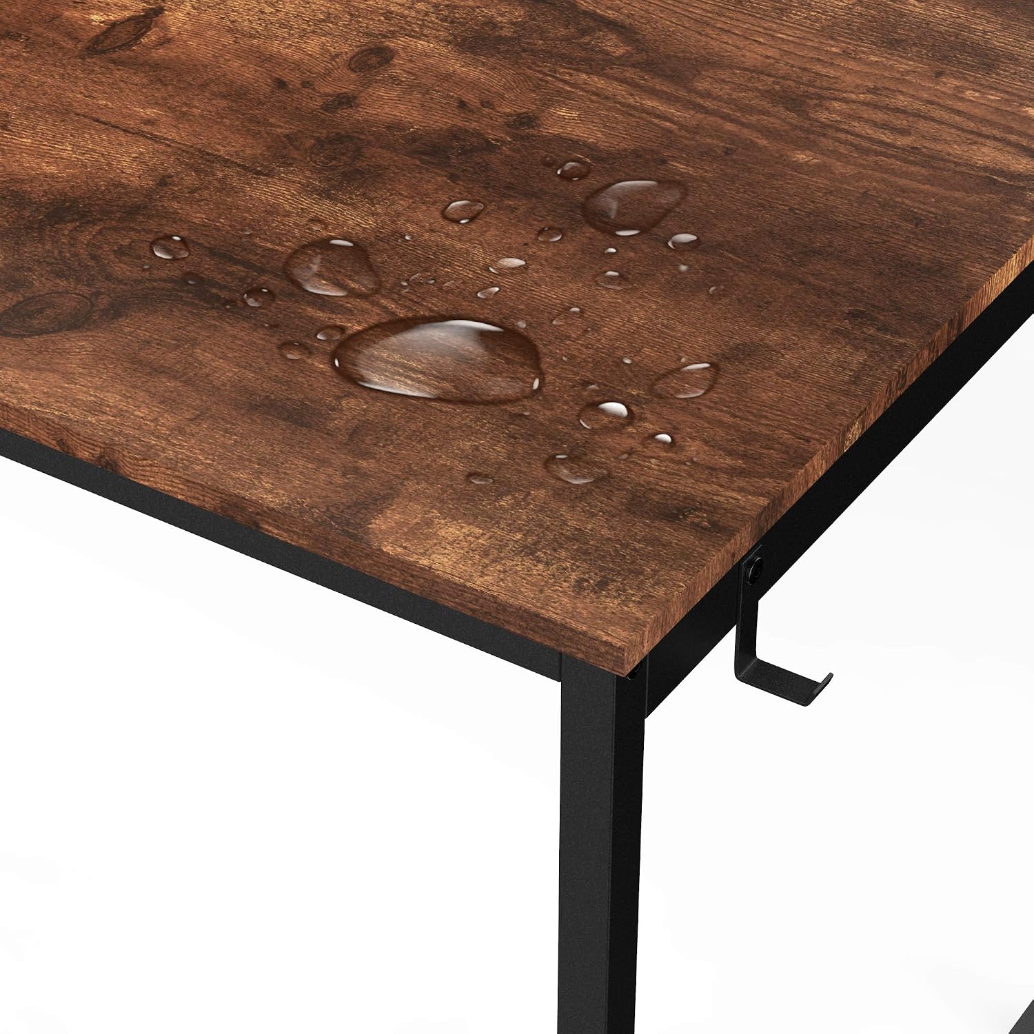 HOMIDEC Writing Computer Desk,Office Work Desk for student and worker,Laptop Table with Storage Bag and Headphone Hook,Modern Simple Style Desks for Bedroom,Home - Image 4