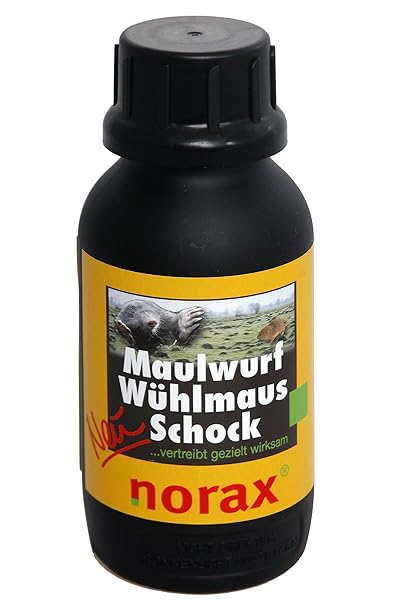 norax Maulwurf Wühlmaus Schock 500 g - Granulat zur Maulwurfbekämpfung und Wühlmausbekämpfung