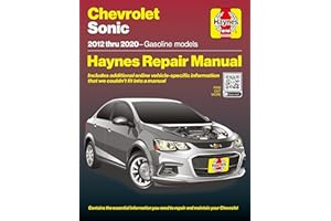 Haynes Compatible for The Chevrolet Sonic (2012–2020) Repair Manual: Covers 1.4L & 1.8L LUV, LUW & LWE Gas Engines – Step-by-Step Maintenance, Repairs, Wiring Diagrams & Troubleshooting