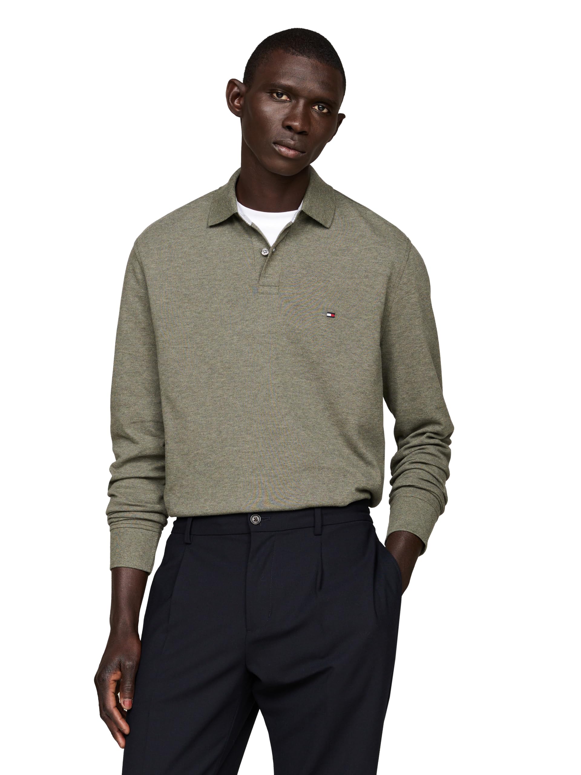 Tommy Hilfiger Men's Long Sleeve Polo Shirts in