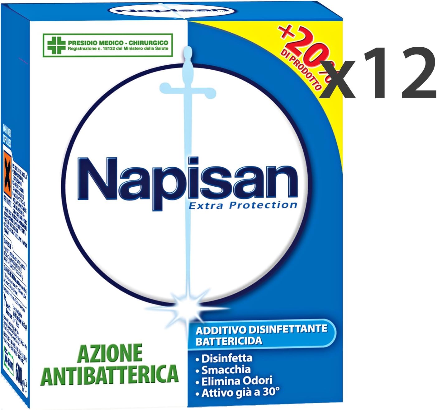 Set of 12 Napisan Sanitising Cow 600 Gr. Household cleaners