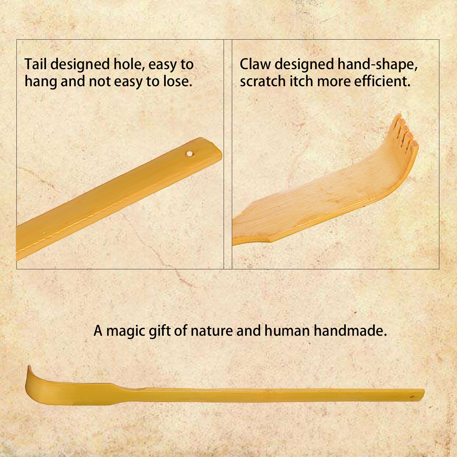 Back Scratcher, 3 Piece 17\