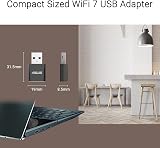 ASUS USB-BE92 Nano Tri-Band BE6500 WiFi 7 USB Adapter 6GHz 4096-QAM view 4