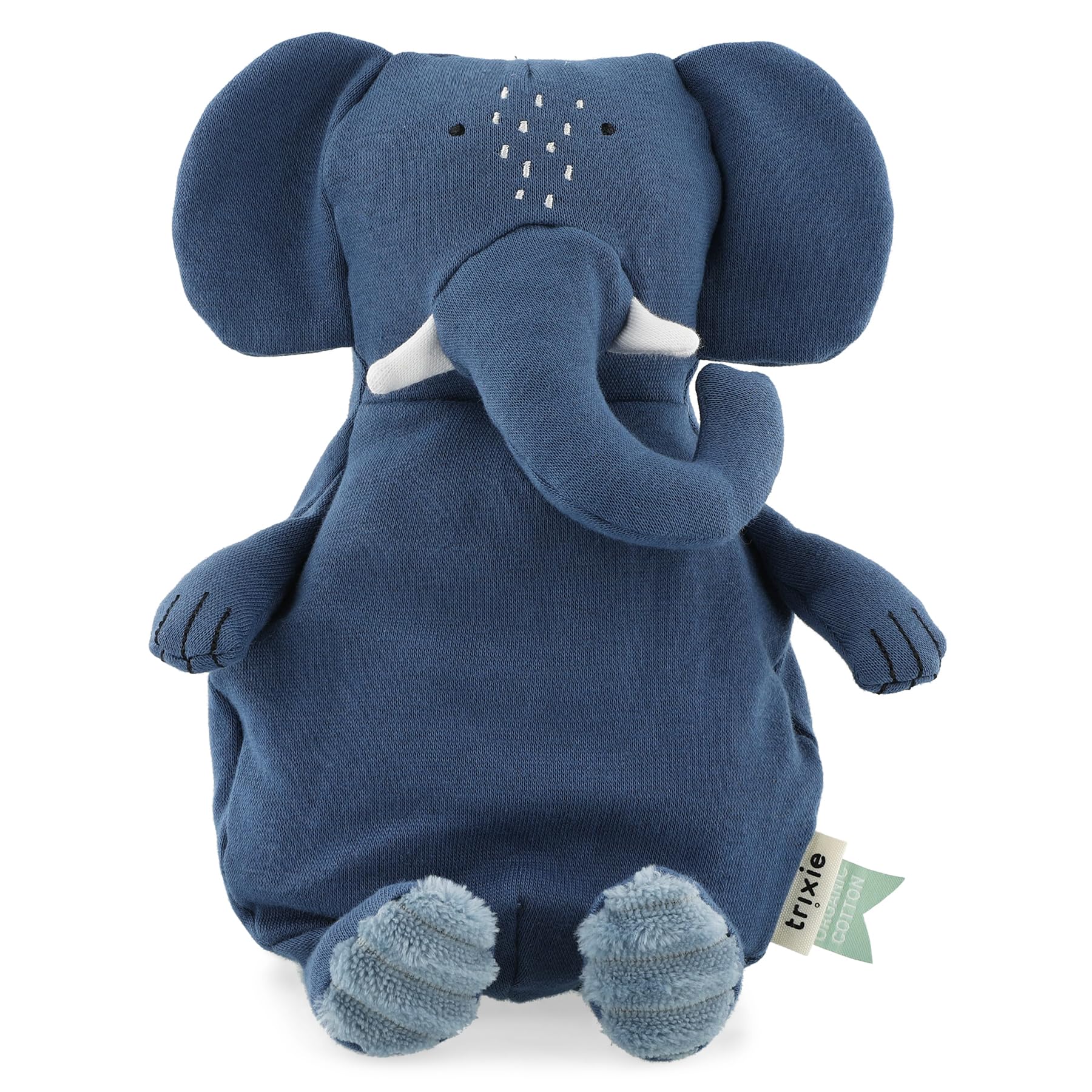 Trixie Plush Toy - Mrs. Elephant - Stuffed animal - 0m+ - Organic Cotton - Blue