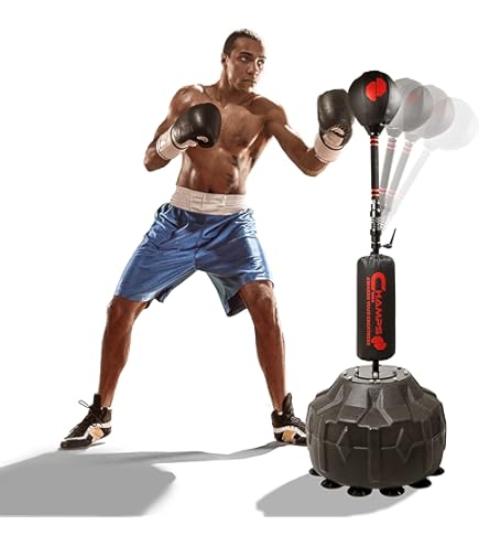 Boxing Spinning Bar Boxing Speed Trainer - Featuring Punching Bag