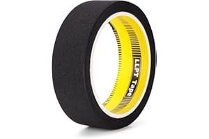 LLPT Iron On Repair Tape Black 1.2" x 16.5 Ft Premium Patch Tape Fusing Durable Adhesive for Sofa Jeans Jackets Pants Curtains and DIY Decorations (IRP3005BK)