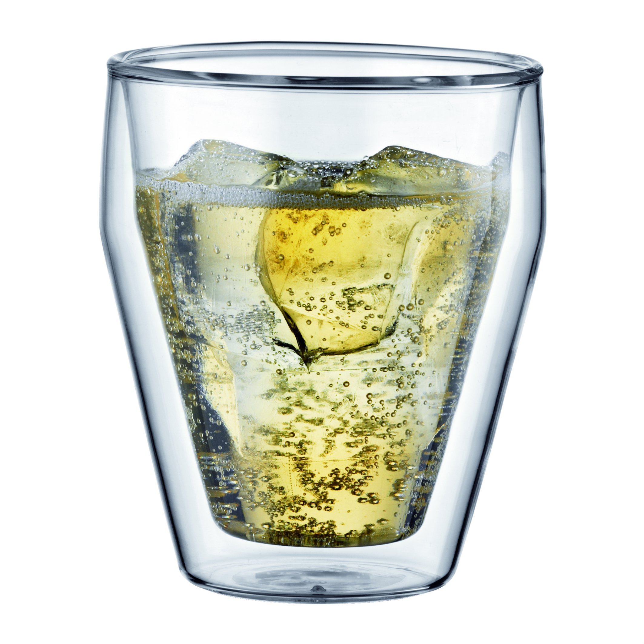 Titlis 2-Piece Glass, Double Wall, Small, 0.25 L, 8 Oz, Stackable,