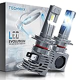 TECHMAX H7 Bulb, Small Design 6500K White Light