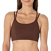 Amazon Essentials Women's Active Total Train Light Support Strappy Back Gym Workout Sports Bra