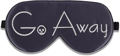 ALASKA BEAR Mulberry Silk Sleep Mask Luxury Eye Cover Unisex Go Away