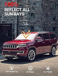 Proadsy 2024 Upgrade Front Windshield Sun Shade