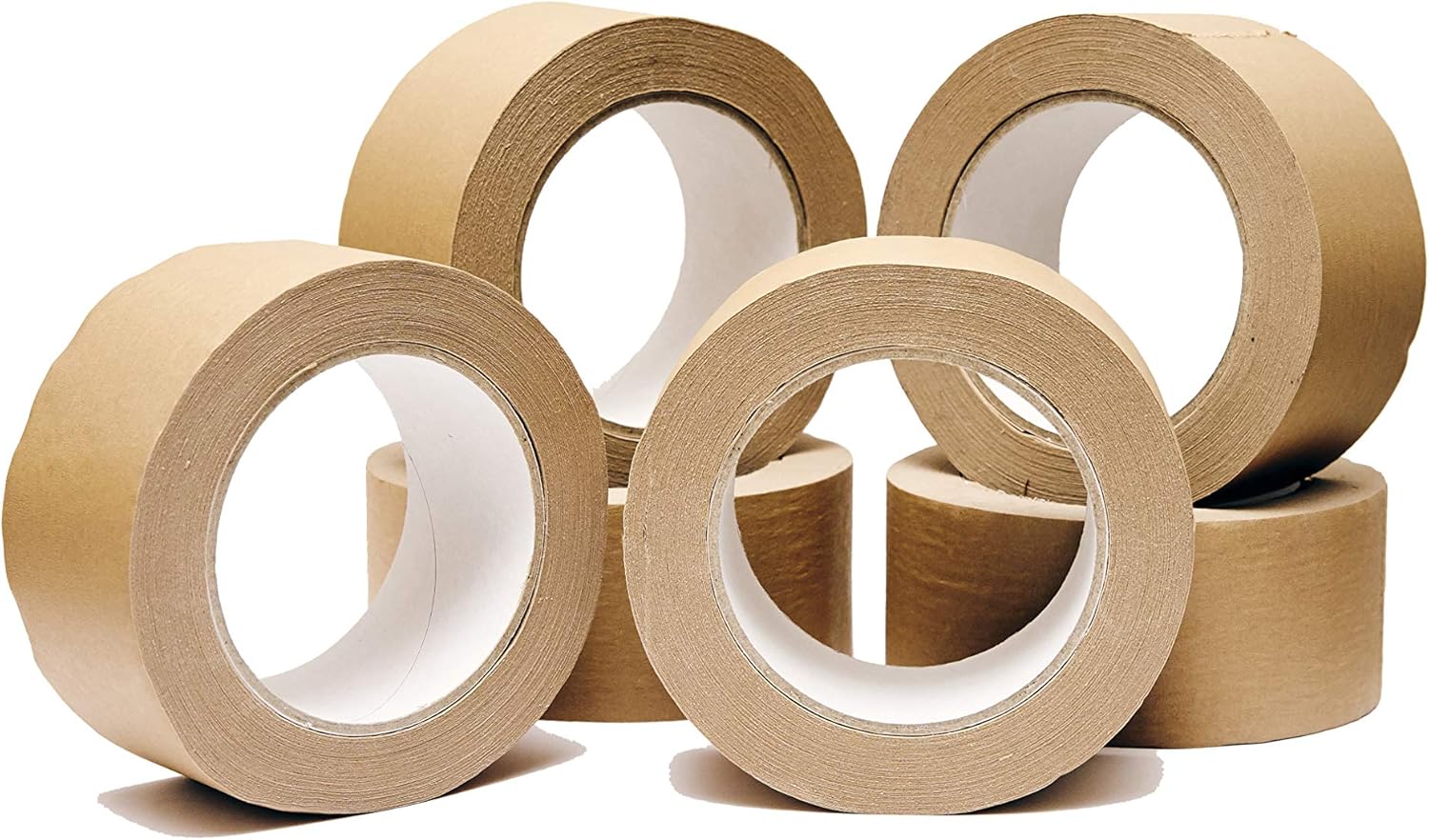 12 Rolls Kraft Paper Packaging Tape Strong, Heavy Duty and Secure