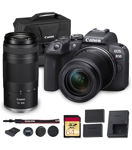Amazon.com : Canon EOS R10 Mirrorless Camera Kit | 24.2MP APS-C