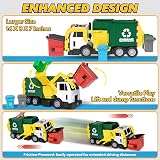 JOYIN Garbage Truck Toy with Lights Sounds Front Loader 3 4 5 6 7 8+ view 3