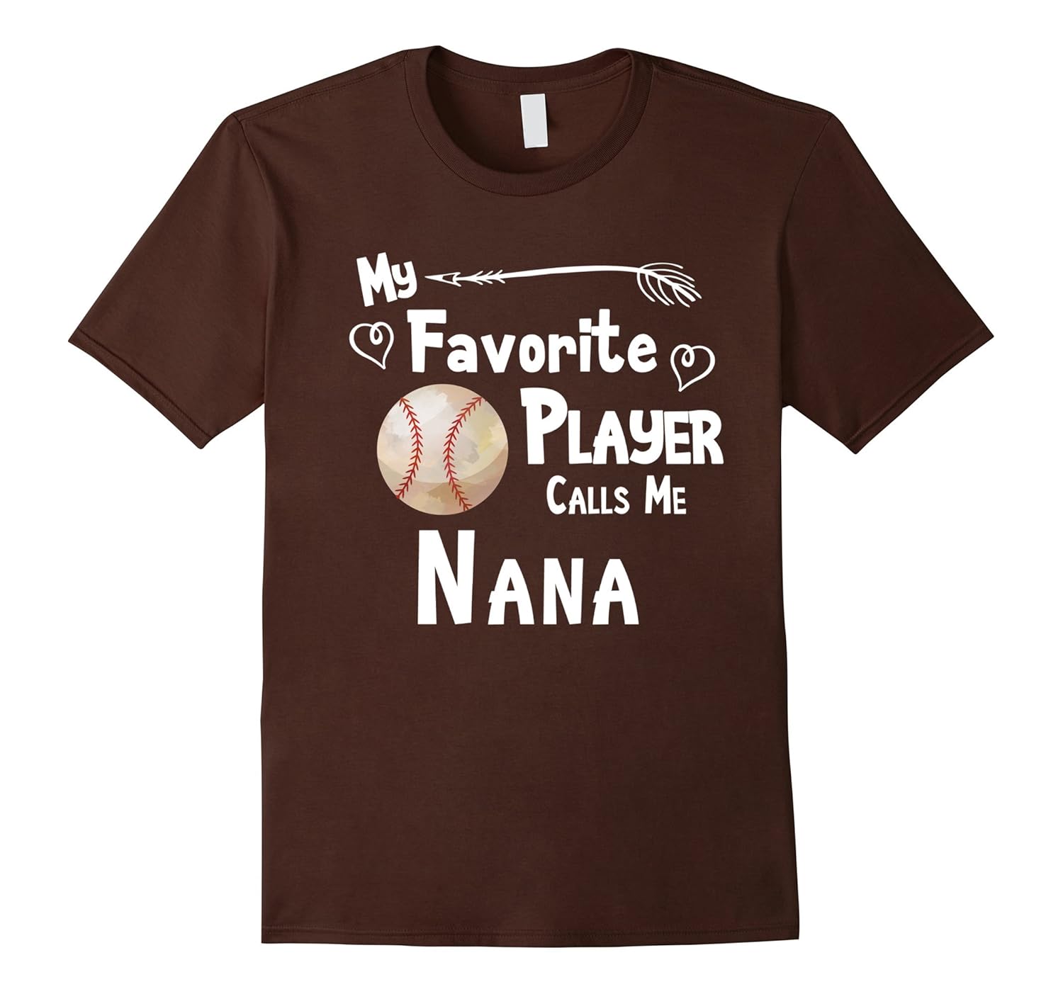 Baseball Softball T-Shirt My Favorite Player Calls Me Nana-anz