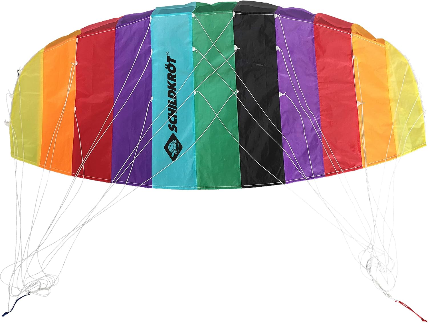 Schildkröt Dual Sport Kite 1.3, Two-Line Steering Foil, 8 Years, 55x125cm, Incl. 25 kp Polyester Cords, 2x25m on Winder