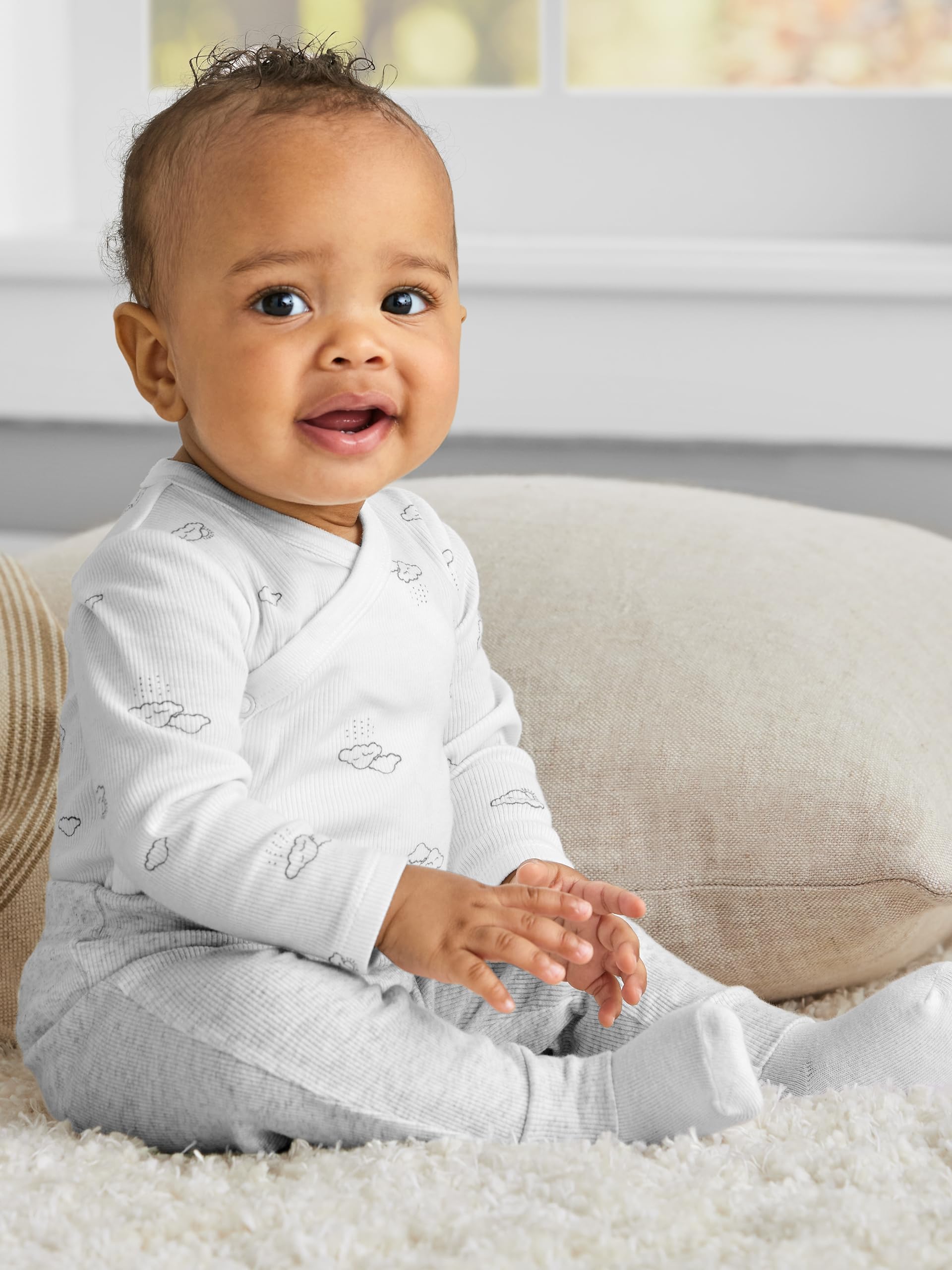 Simple Joys by Carter's unisex-baby 4-pack Side Snap Bodysuit