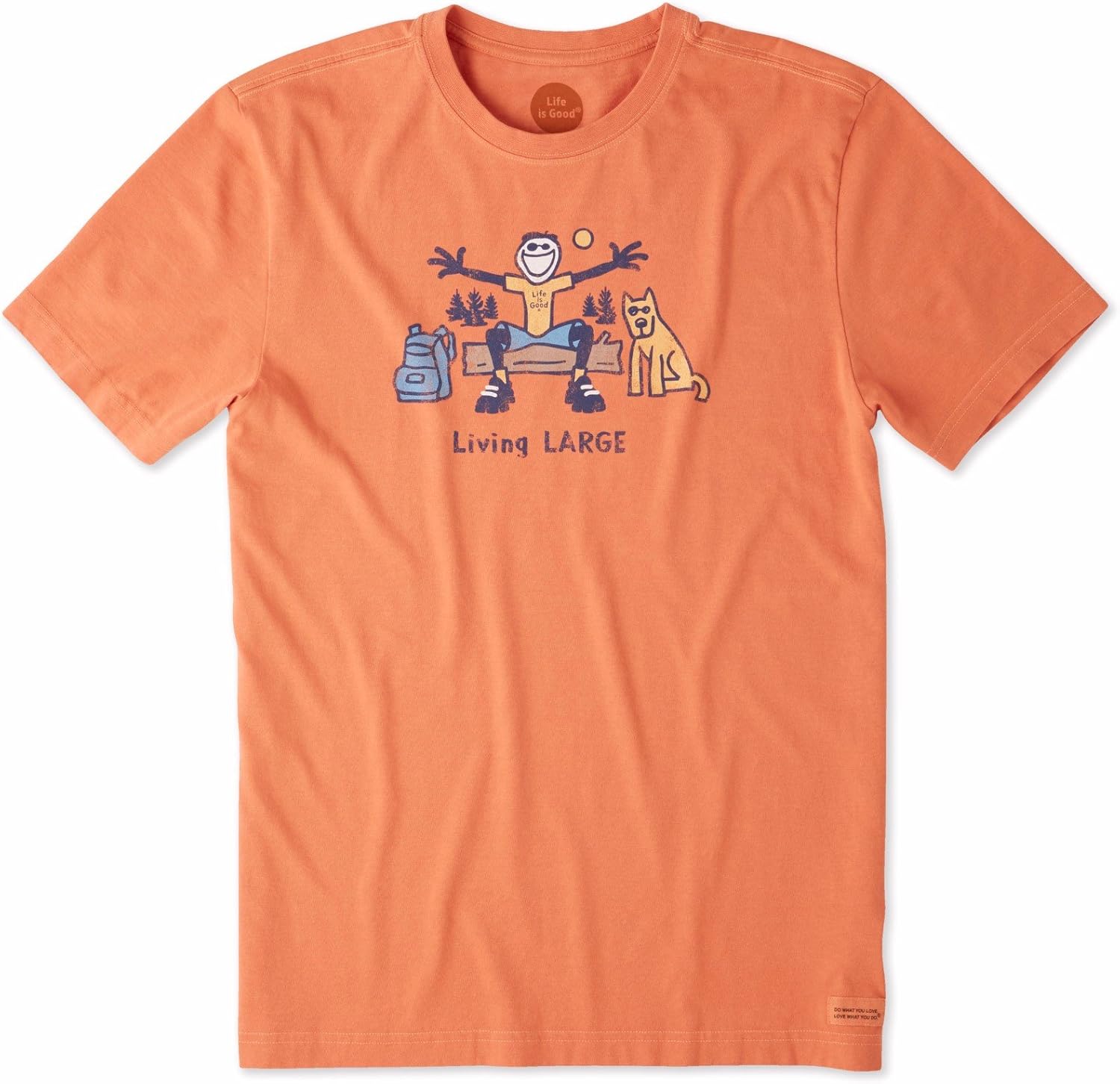 Life is Good Crusher Tee Clothing