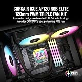 Corsair iCUE AF120 RGB Elite 3x 120mm PWM Fans Kit AirGuide Zero RPM view 2