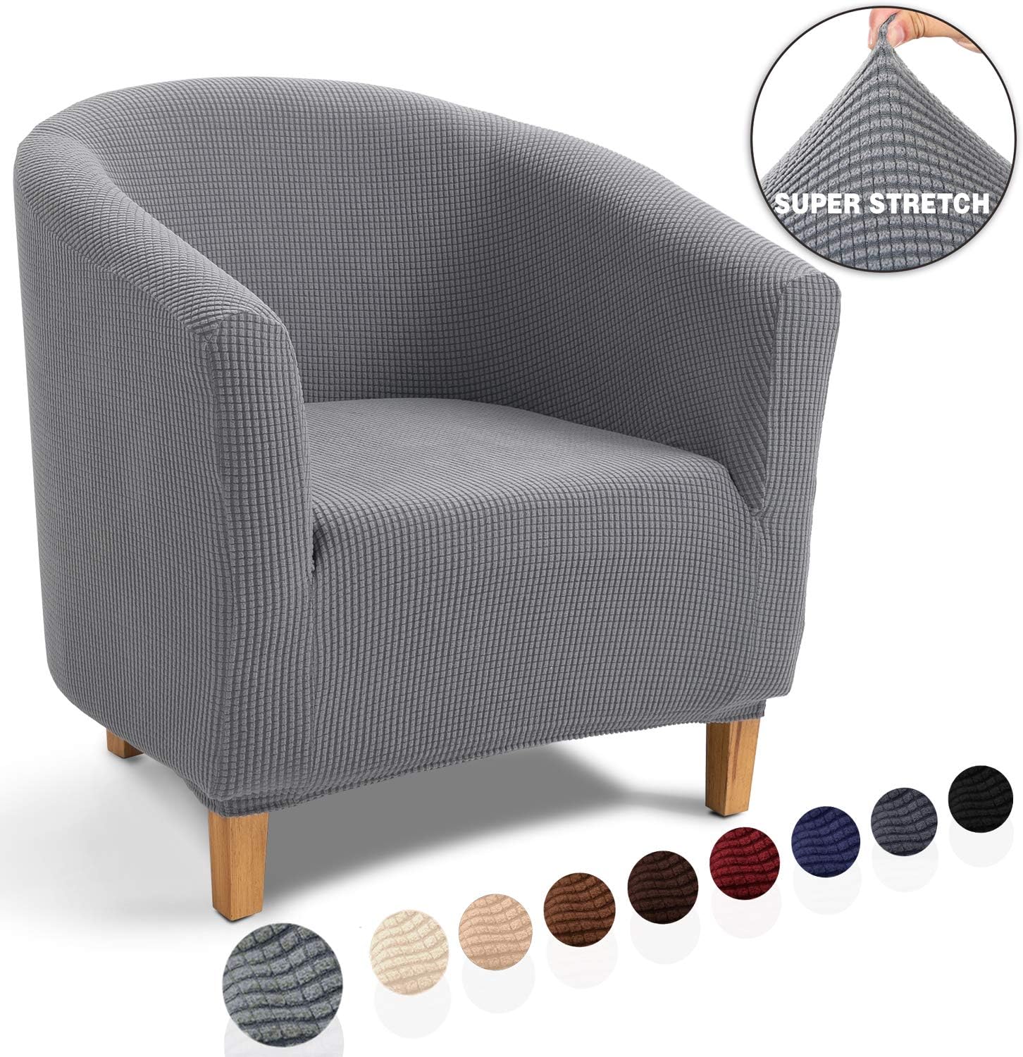 TIANSHU Tub Chair Slipcover,Armchair Slipcovers,Sofa Covers, Couch