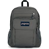JanSport Union Pack - 15 inch Laptop Rucksack for Travel, Graphite Grey | Everyday Backpack, Supportive Padded Shoulder Straps, Cushioned Back Panel