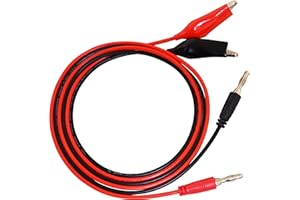 Elenco Electronics TL-16 Banana to Large Alligator Test Lead Set