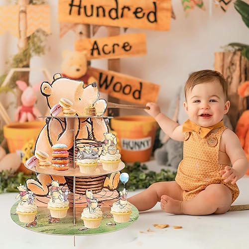 Winnie Dessert Holder for The Pooh Baby Shower Decoration Tier