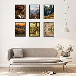 QOTIB Wood 15x22 Picture Frame Black for Wall