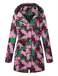 LOMON Women Rain Jacket Waterproof Hooded Jackets