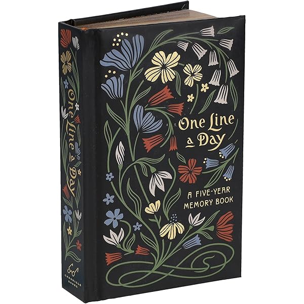 メモリー BOOKS Chronicle Books Canvas One Line a Day: A Five-Year Memory Book