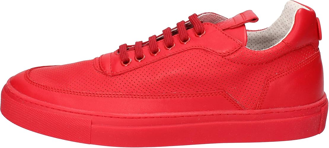 Amazon Mariano Di Vaio メンズスニーカー メンズ レザー レッド Mariano Di Vaio スニーカー