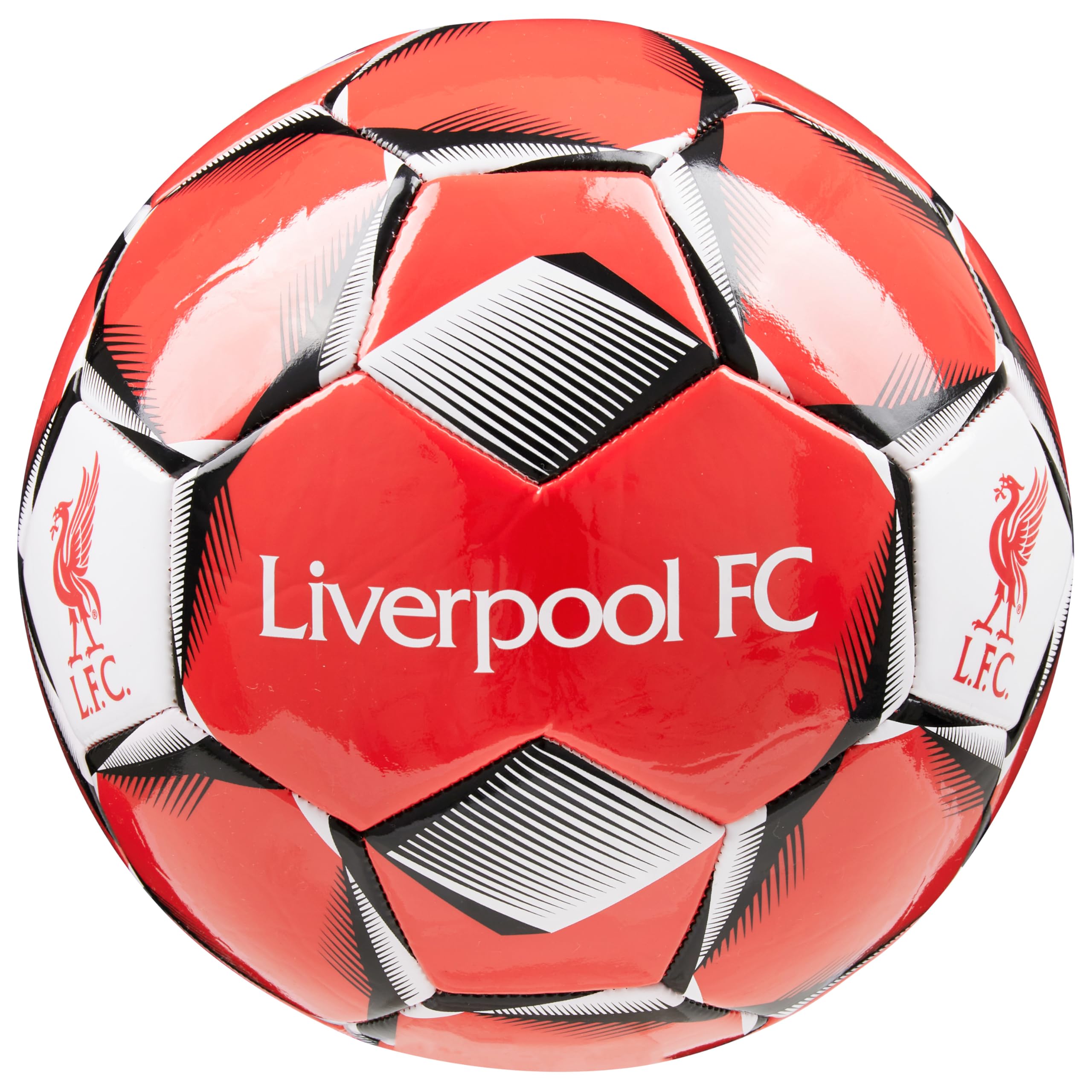 Liverpool F.C. Football Soccer Ball for Adults Teenagers Kids Training Football Size 3, 4 or 5 Liverpool Merchandise (Red, Size 3)