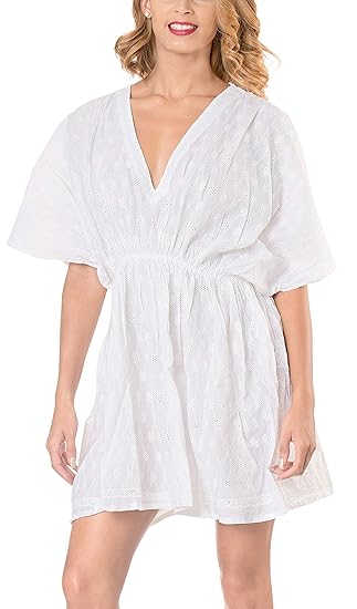 eyelet beach cover up