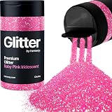 Hemway Baby Pink Iridescent Glitter Shaker 130g Chunky 1/40" Flake
