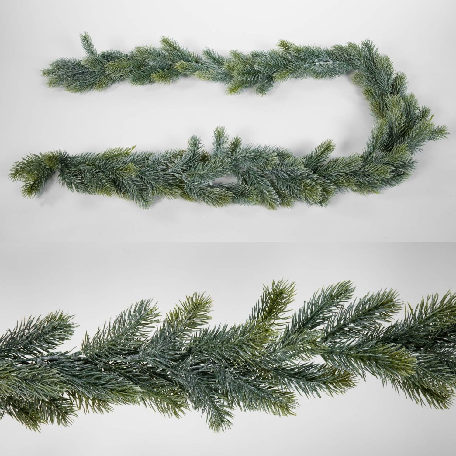 Seidenblumen Rote Tannengirlande