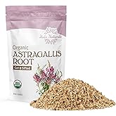 Halo Naturals Organic Astragalus Root Cut & Sifted, 1 Pound (Astragalus membranaceus) USDA Certified | Resealable Pouch| Packaged in The USA