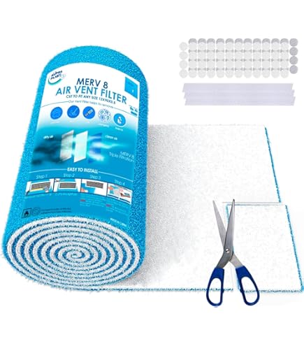 Rouleau De Filtre à Charbon Actif Pour Climatiseur - 100x100 Cm - Universel, Coupable à La Taille