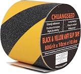 Heavy Duty Anti Slip Tape 4x35Ft Yellow Black High Traction