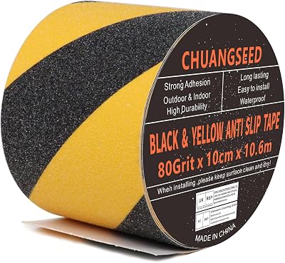 Heavy Duty Anti Slip Tape 4x35Ft Yellow Black High Traction