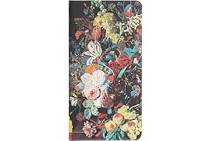 Van Huysum Slim Lined Hardcover Journal, 176pg, 85GSM by Paperblanks (Still Life Burst)