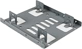 StarTech 2.5 to 3.5 SATA Bracket Kit Dual SSD HDD Mounting Bay BRACKET25X2 view 2