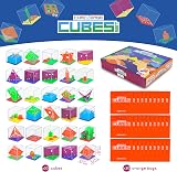 BONNYCO Challenge Cubes Party Bag Fillers 30 Different Puzzles Kids Unisex view 2