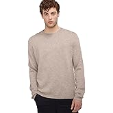 State Cashmere Essential Crewneck Sweater 100% Pure Cashmere Pullover Knitted Base Layer for Men