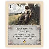 Victim Mentality Card Compatible with Catan's Settlers of Catan 5th Edition and Catan Expansions Board Game Replacement Pieces