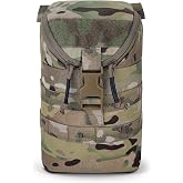 KRYDEX Tactical GP Pouch Utility Molle Medical Pouch Easy Access Side | Molle Admin Pouch EDC Pocket For Bag, Vest &amp; Belt, General Purpose Pouch/IFAK pouch/First Aid Pouch/ Large Multicam Pouch
