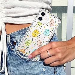 LuGeKe Happy Easter Eggs Print Case for iPhone 12