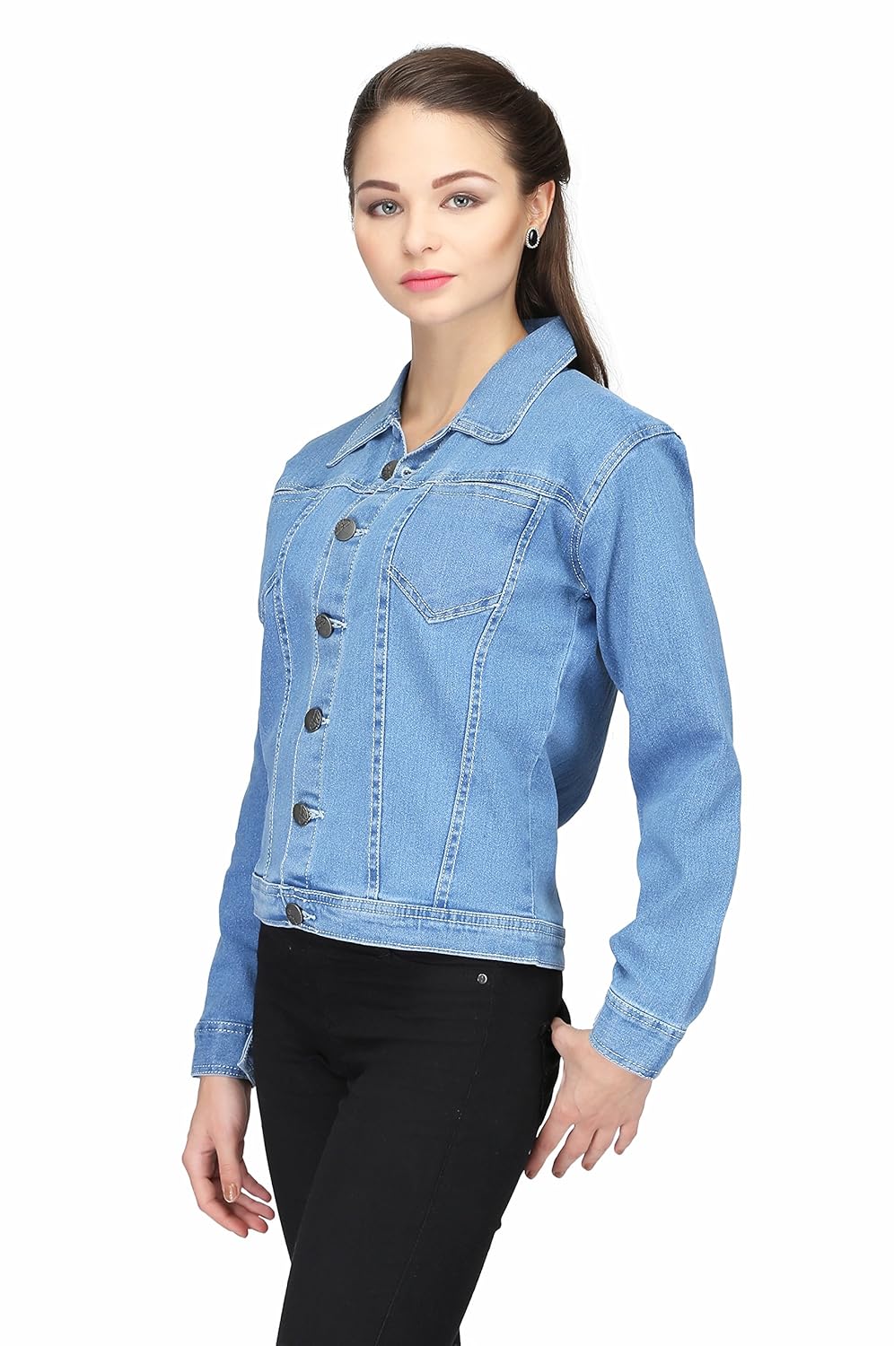 ganga women's denim jacket