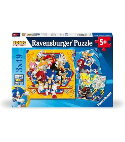 Amazon.com: Sonic The Hedgehog Puzzle for Kids Set - Bundle with 3